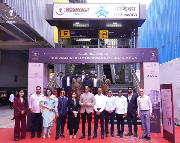Roswalt Realty Oshiwara Mumbai Metro Station Gets a New Identity