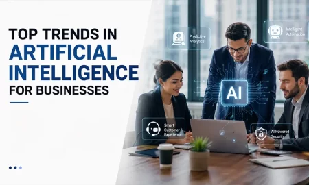 Top Trends in Artificial Intelligence for Businesses Top Trends in Artificial Intelligence including automation, generative AI and predictive analytics